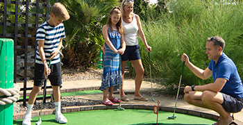 Adventure golf at Potters Resorts